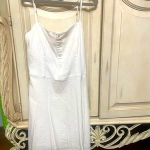 White cotton Hollister dress